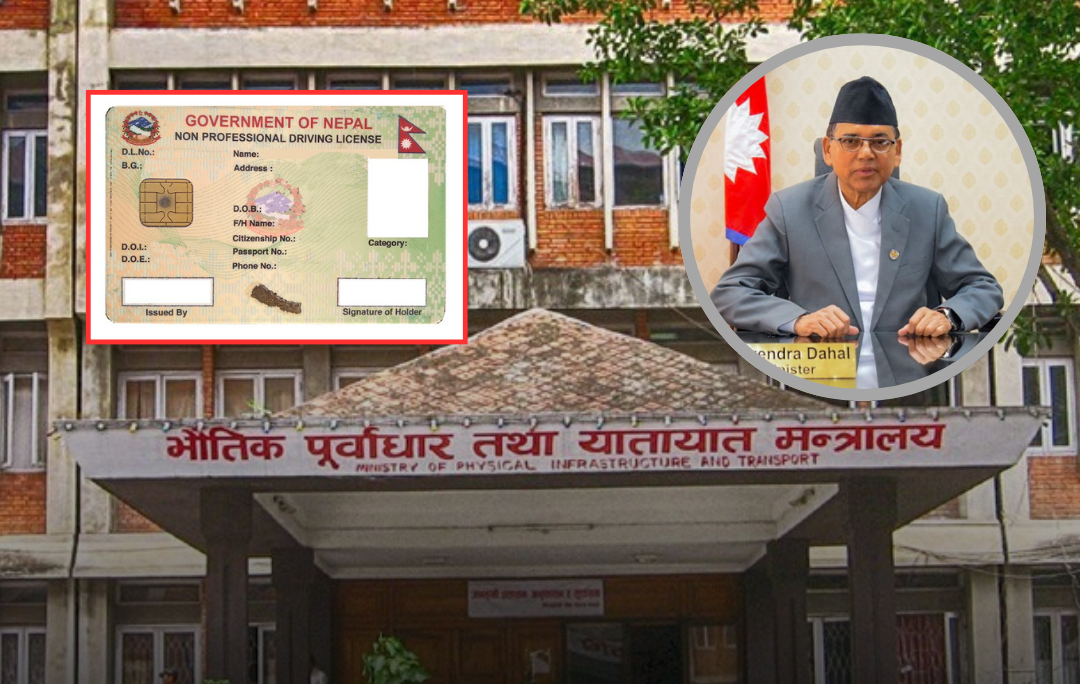 Nepal to Print Driving Licenses in Every Province from Baisakh 2082