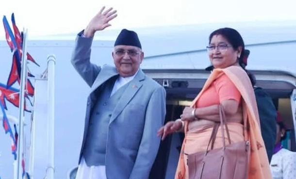 Prime Minister Oli Returns Home After Successful Spain Visit