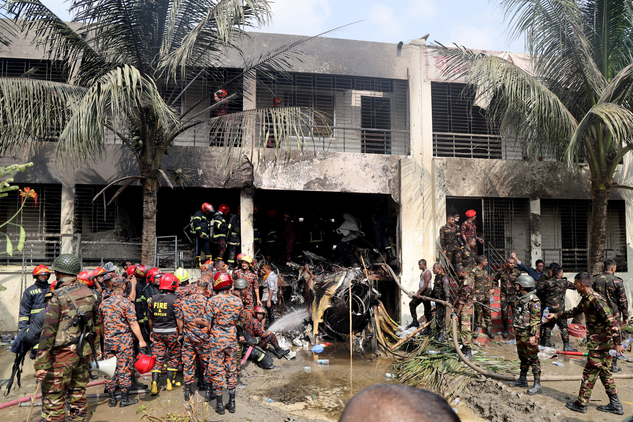 Horror in the Sky: Dhaka School Hit by Plane Crash